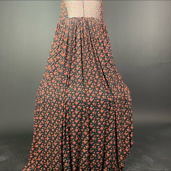 Long See Through Flower  Dress - Picture 2 of 5